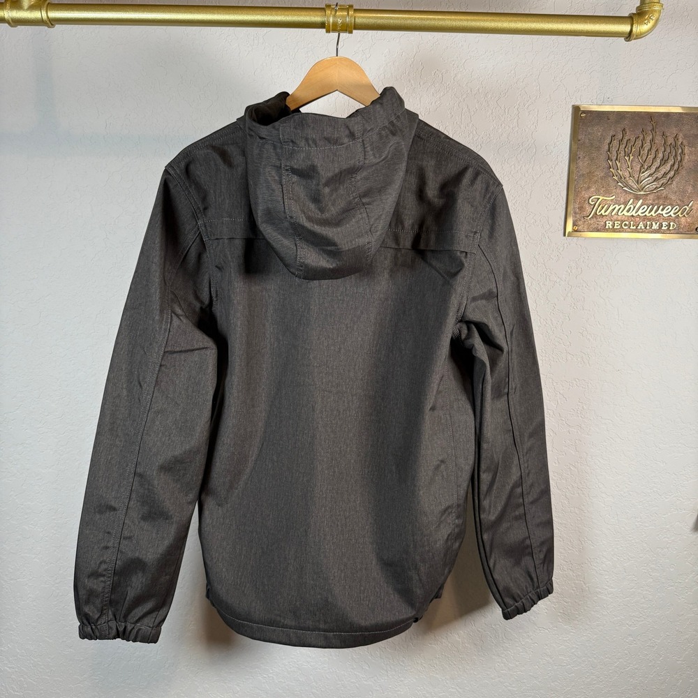 NOMAD Men's Charcoal Gray Full Zip Hooded Lightweight Jacket Size S - Picture 7 of 8